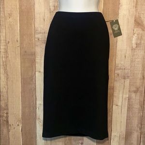 NWT Vince Camuto Black Stretch Pencil Skirt